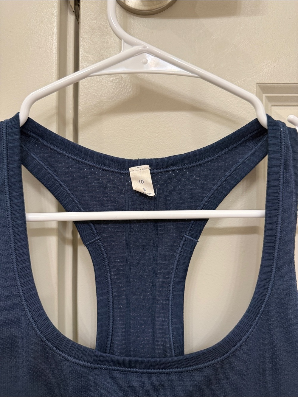 lululemon athletica Navy Racerback Performance Tank - Picture 2 of 3